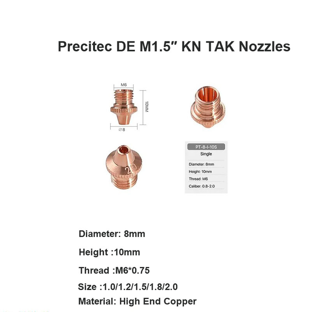 فوهات Precitec DE M1.5 KN TAK