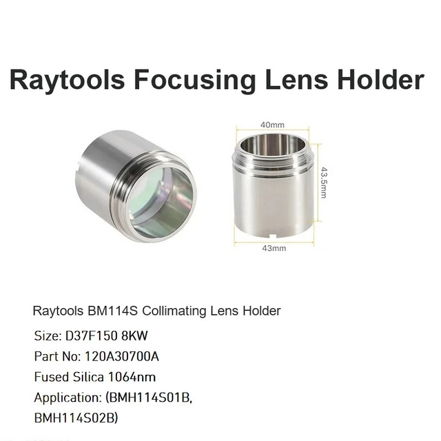 Raytools BM114S حامل العدسات المتوازية D37 F150 8KW