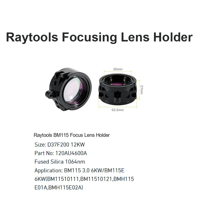 Raytools BM115 حامل عدسة التركيز D37 F200 12kw