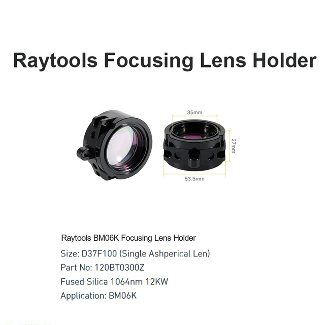 Raytools BM06K حامل عدسة التركيز D37 F100