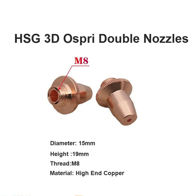 فوهات مزدوجة HSG 3D Ospri 