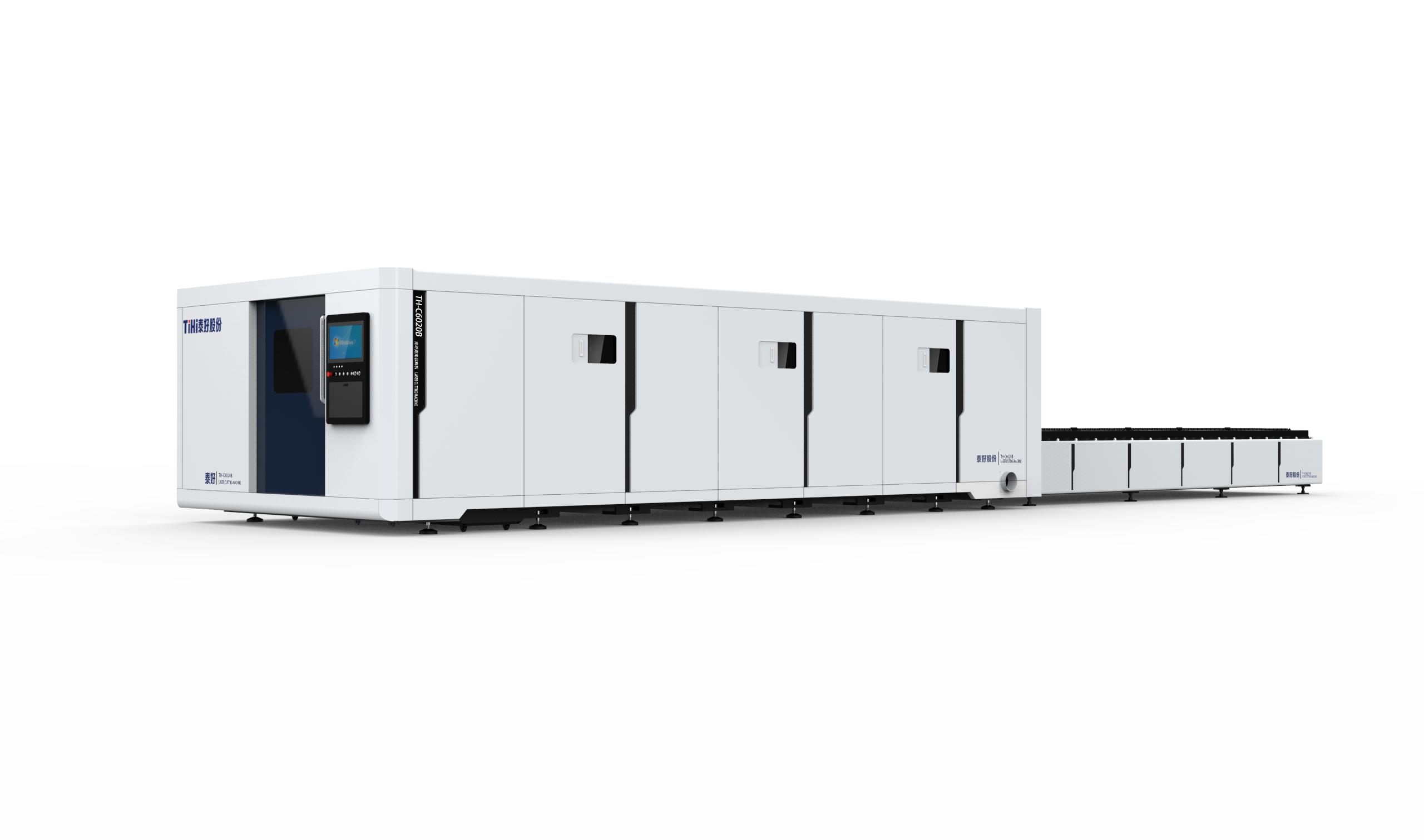 آلة قطع ألياف الليزر ذات التبادل المتوازي الكبير مقاس 12000*2500 مم