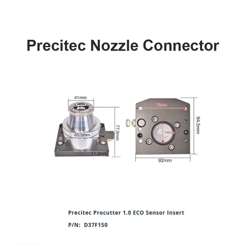 موصل فوهة Precitec Procutter 1.0 D37 F150 