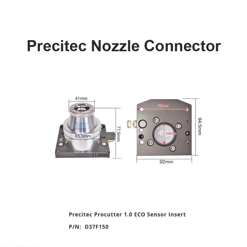 موصل فوهة Precitec Procutter 1.0 D37 F150 