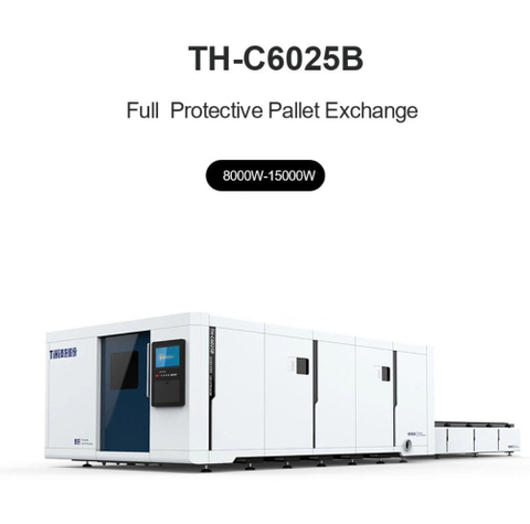 آلة قطع ألياف الليزر ذات التبادل المزدوج المتوازية ذات الطاقة المتوسطة