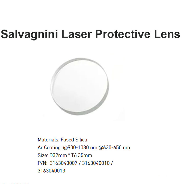 عدسة سلفانيني الواقية من الليزر D32 *T6.35mm