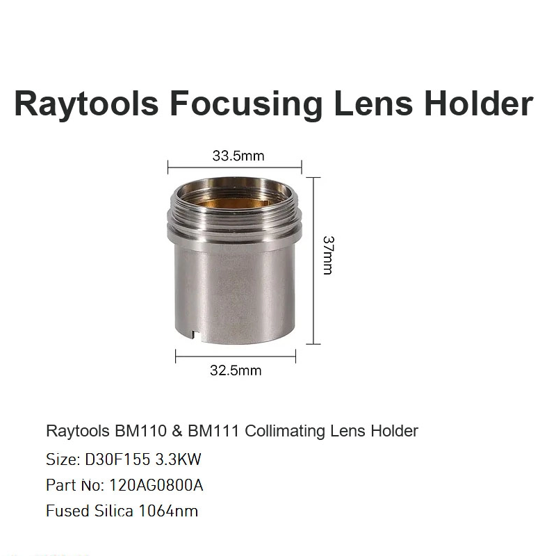 Raytools BM110 & BM111 حامل العدسات المتوازية D30 F155 3.3KW