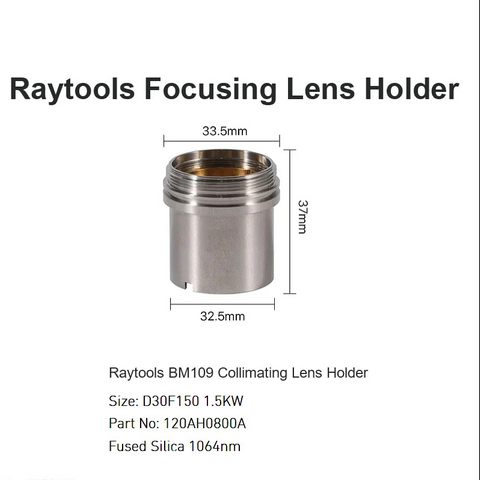 Raytools BM109 حامل عدسة Collimating D30 F150 1.5KW