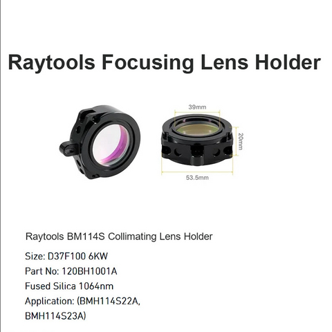 Raytools BM114S حامل العدسات المتوازية D37 F100 6KW 