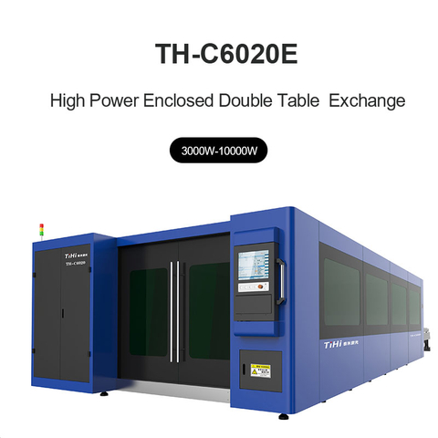 آلة القطع بليزر الألياف ذات التبادل المزدوج والمغلقة ذات الطاقة العالية