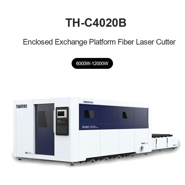 آلة القطع بالليزر لطاولة التبادل المتوازي ذات الطاقة المتوسطة المغلقة. ث-C3015B/ث-C4015B/ث-C4020B/ث-C6025B