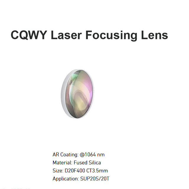 عدسة التركيز بالليزر CQWY D20 F400