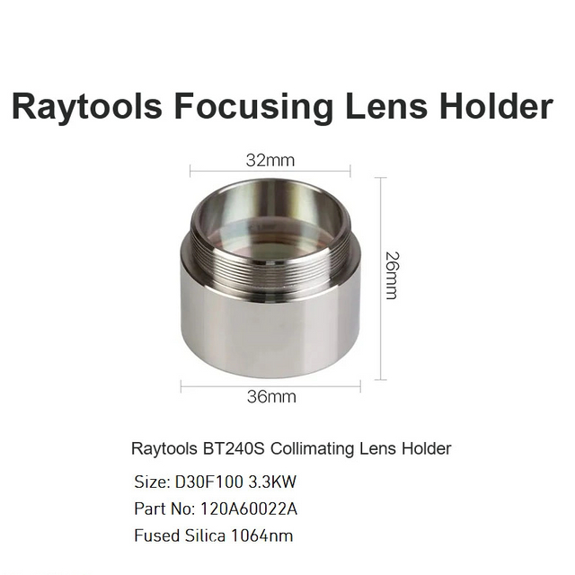 Raytools BT240S حامل عدسة Collimating D30 F100 3.3KW