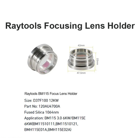 Raytools BM115 حامل عدسة التركيز D37 F100 12kw