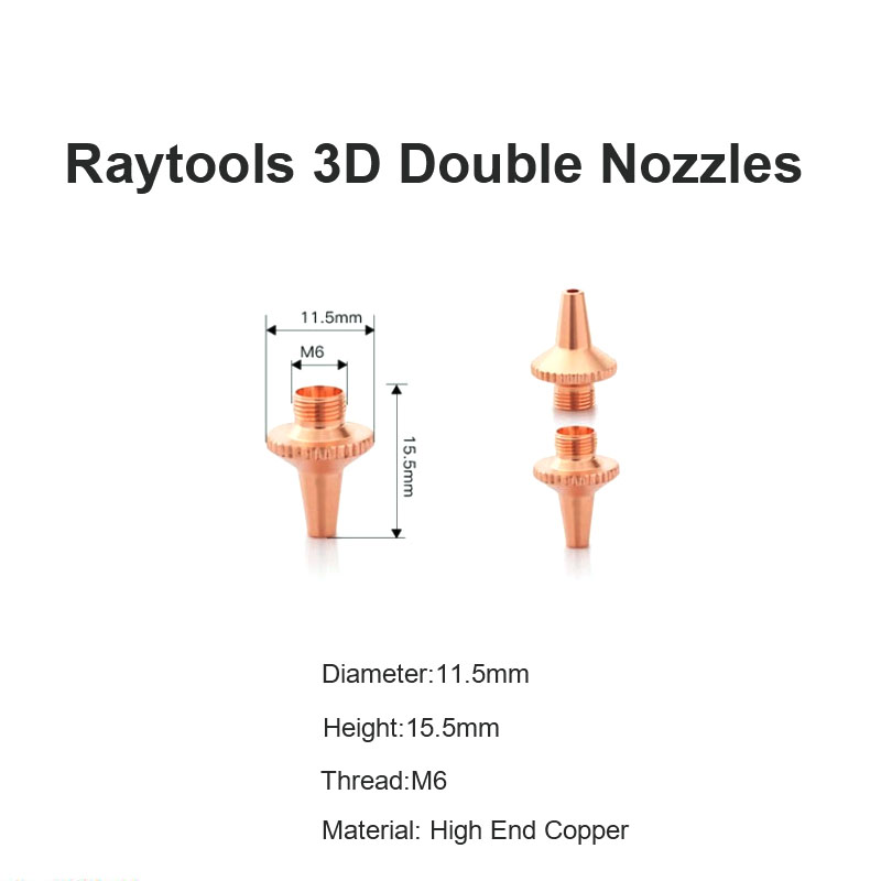 Raytools 3D فوهات مزدوجة 