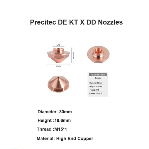 فوهات Precitec De KT X DD