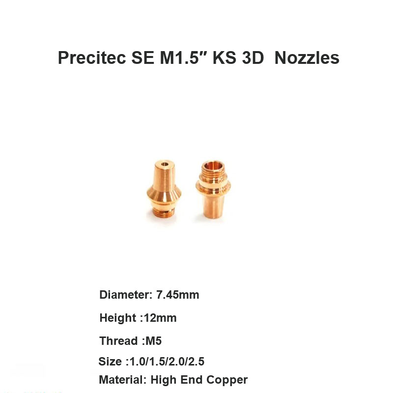 فوهات Precitec SE M1.5 KS ثلاثية الأبعاد