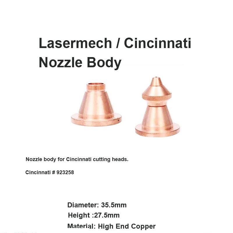 جسم فوهة Lasermech وCincinnati