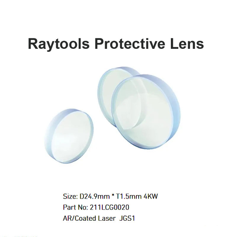 عدسة واقية من Raytools D24.9*T1.5mm