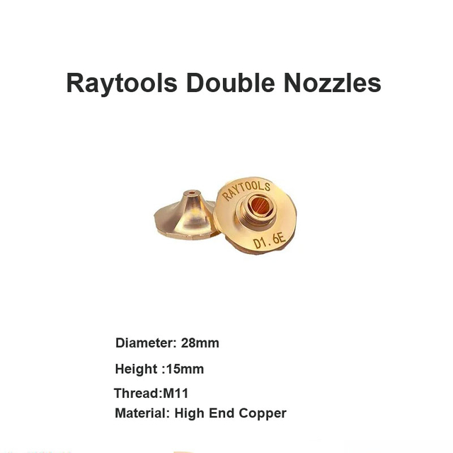 Raytools فوهات مزدوجة D 1.6E