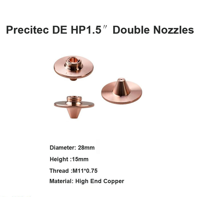 Precitec DE HP1.5 فوهات مزدوجة