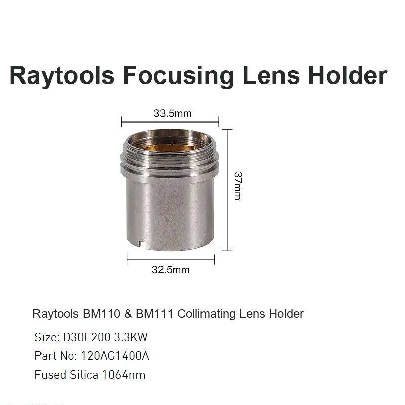 Raytools BM110 & BM111 حامل العدسات المتوازية D30 F200 3.3KW