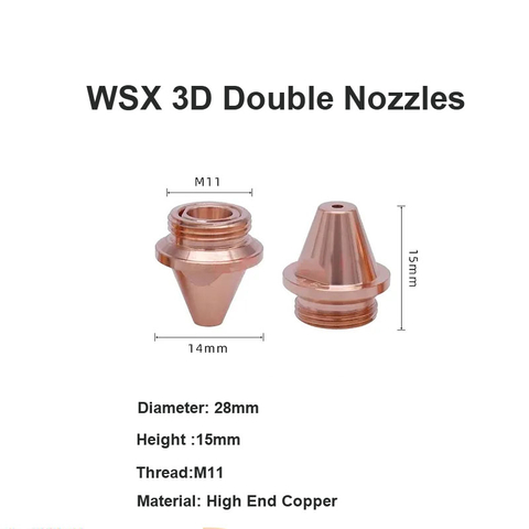 WSX 3D فوهات مزدوجة