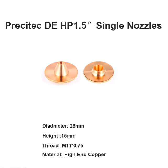 Precitec DE HP1.5 فوهات مفردة