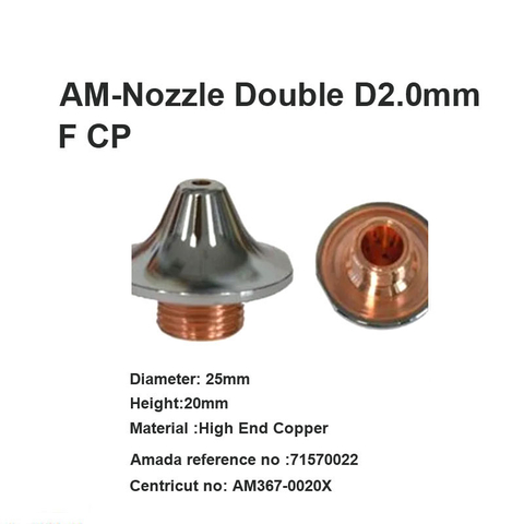 AM-فوهة مزدوجة D2.0mm F CP