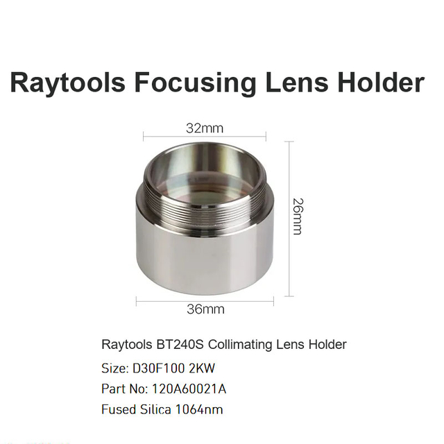 Raytools BT240S حامل عدسة Collimating D30 F100 