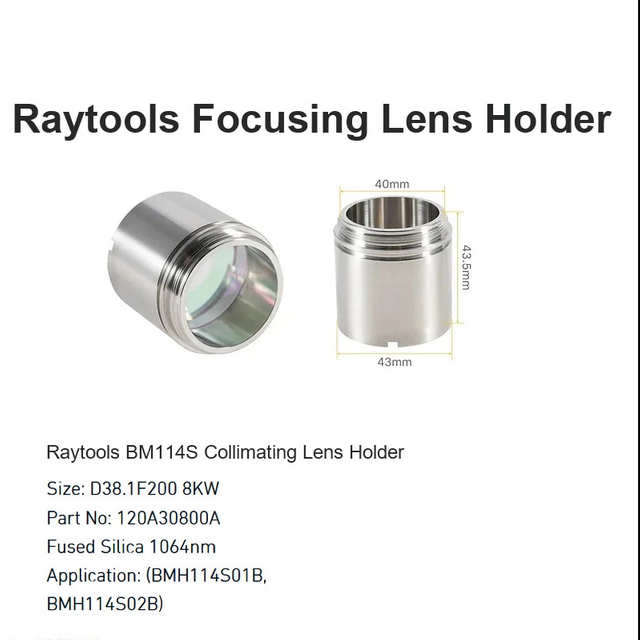 Raytools BM114S حامل العدسات المتوازية D38.1 F200 8KW