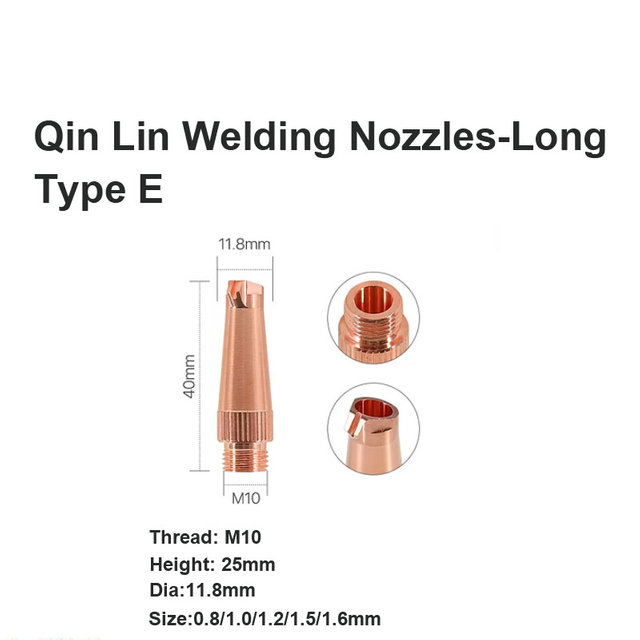 فوهات اللحام Qin Lin - النوع الطويل E