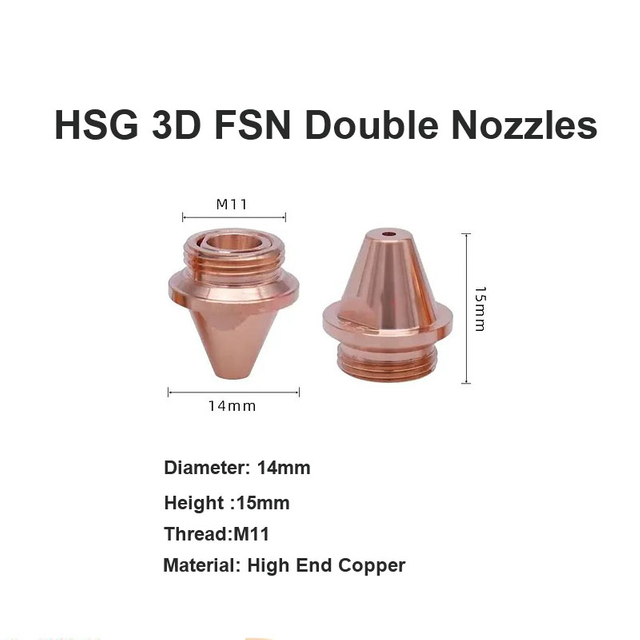 فوهات مزدوجة HSG 3D FSN 