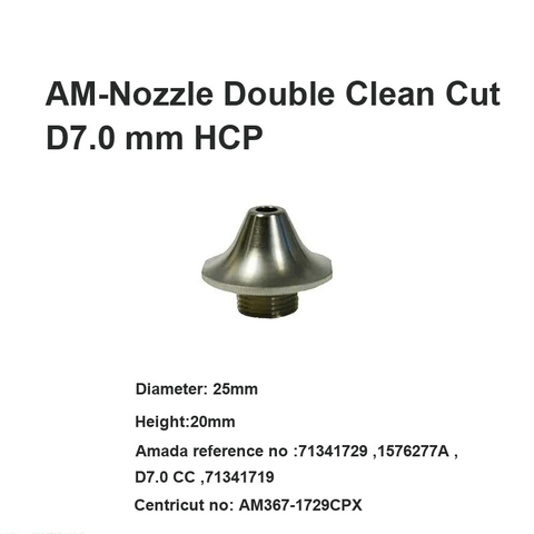 AM-Nozzle Double Clean Cut D7.0MM HCP