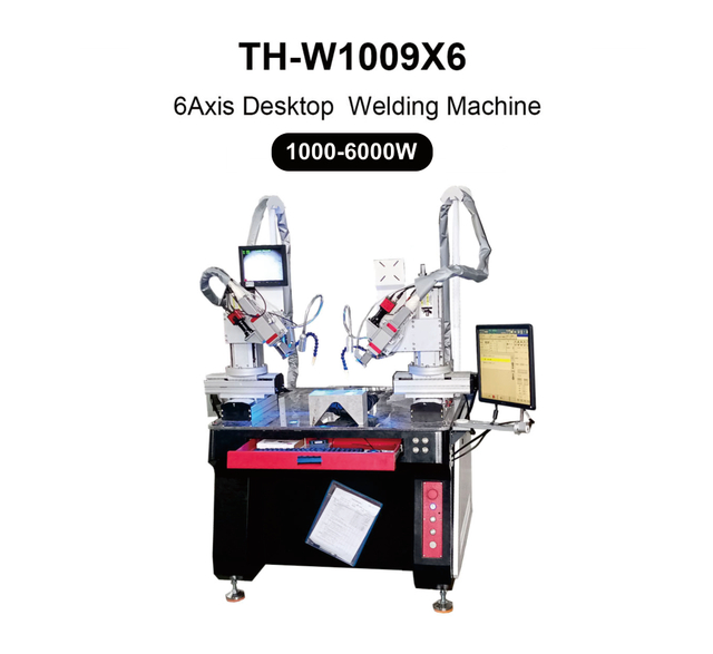 آلة لحام ألياف الليزر ذات المنصة المزدوجة TH-W1009X6