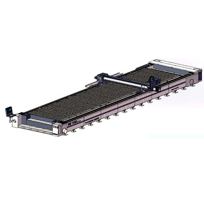 آلة القطع بالليزر ذات السكة الأرضية ذات الشكل المفتوح كبيرة الحجم TH-C12025A